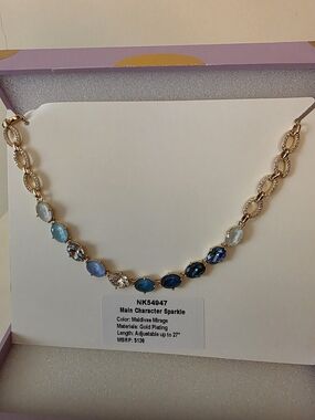Jewel Candy Main Character Gold-Plated Necklace - Maldives Mirage